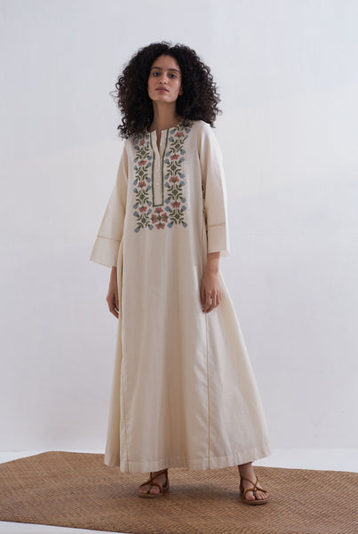 FLORAL A-LINE DRESS