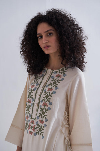 FLORAL A-LINE DRESS