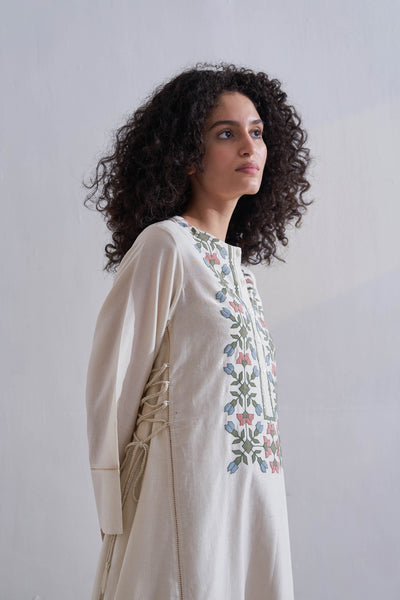 FLORAL A-LINE DRESS