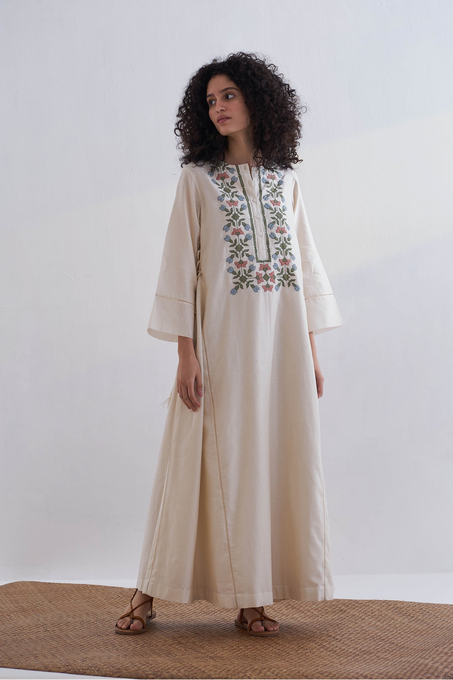 FLORAL A-LINE DRESS