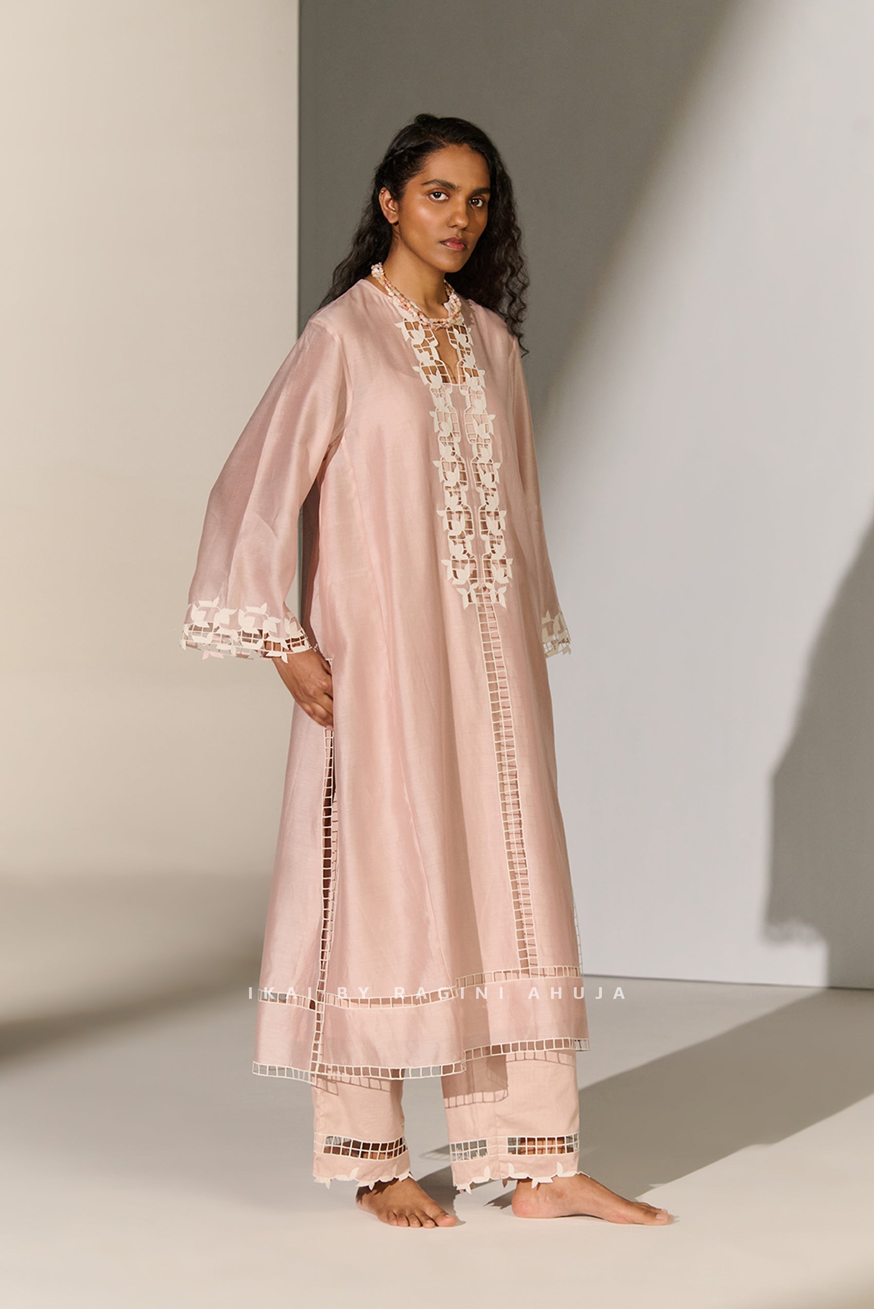 CUTWORK A-LINE KAMEEZ SMV