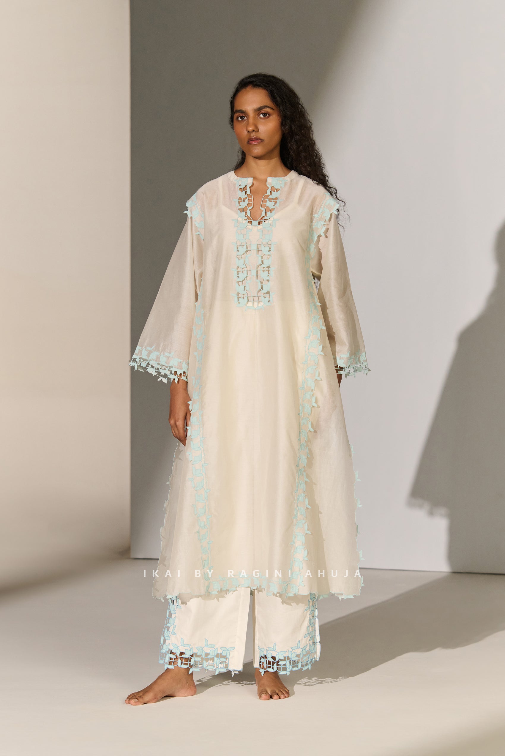 CUTWORK A-LINE KAMEEZ IVR
