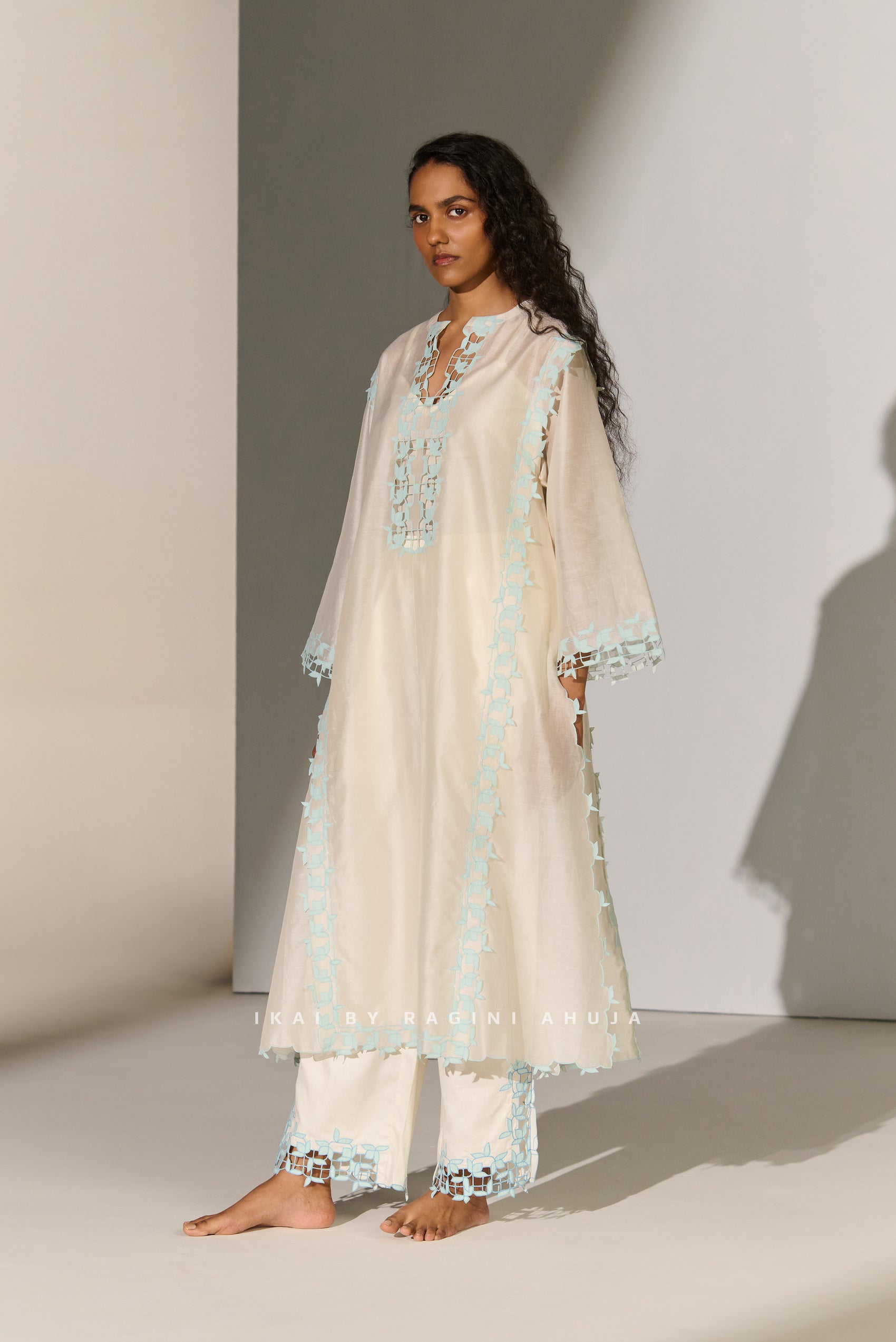 CUTWORK A-LINE KAMEEZ IVR