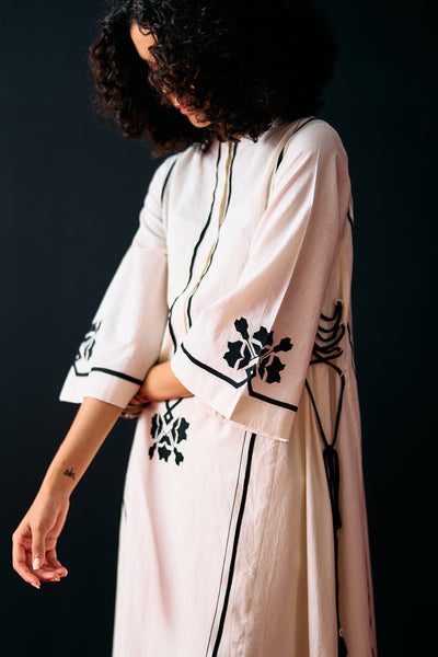 IVORY A-LINE KAMEEZ