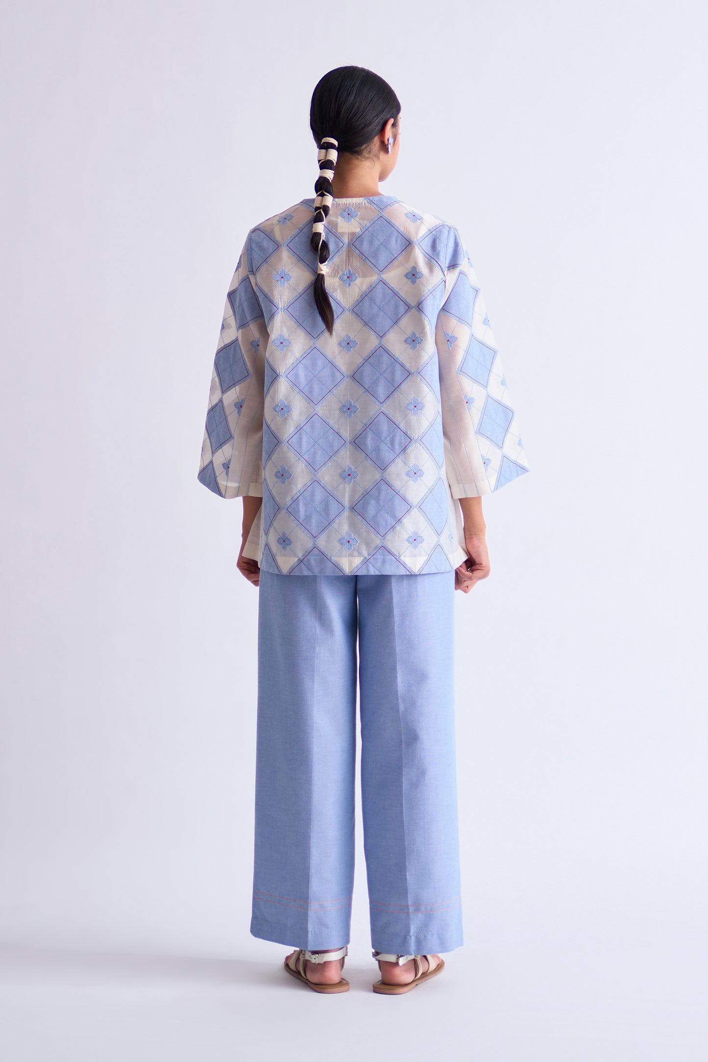 GEOMETRIC APPLIQUE' SHIRT