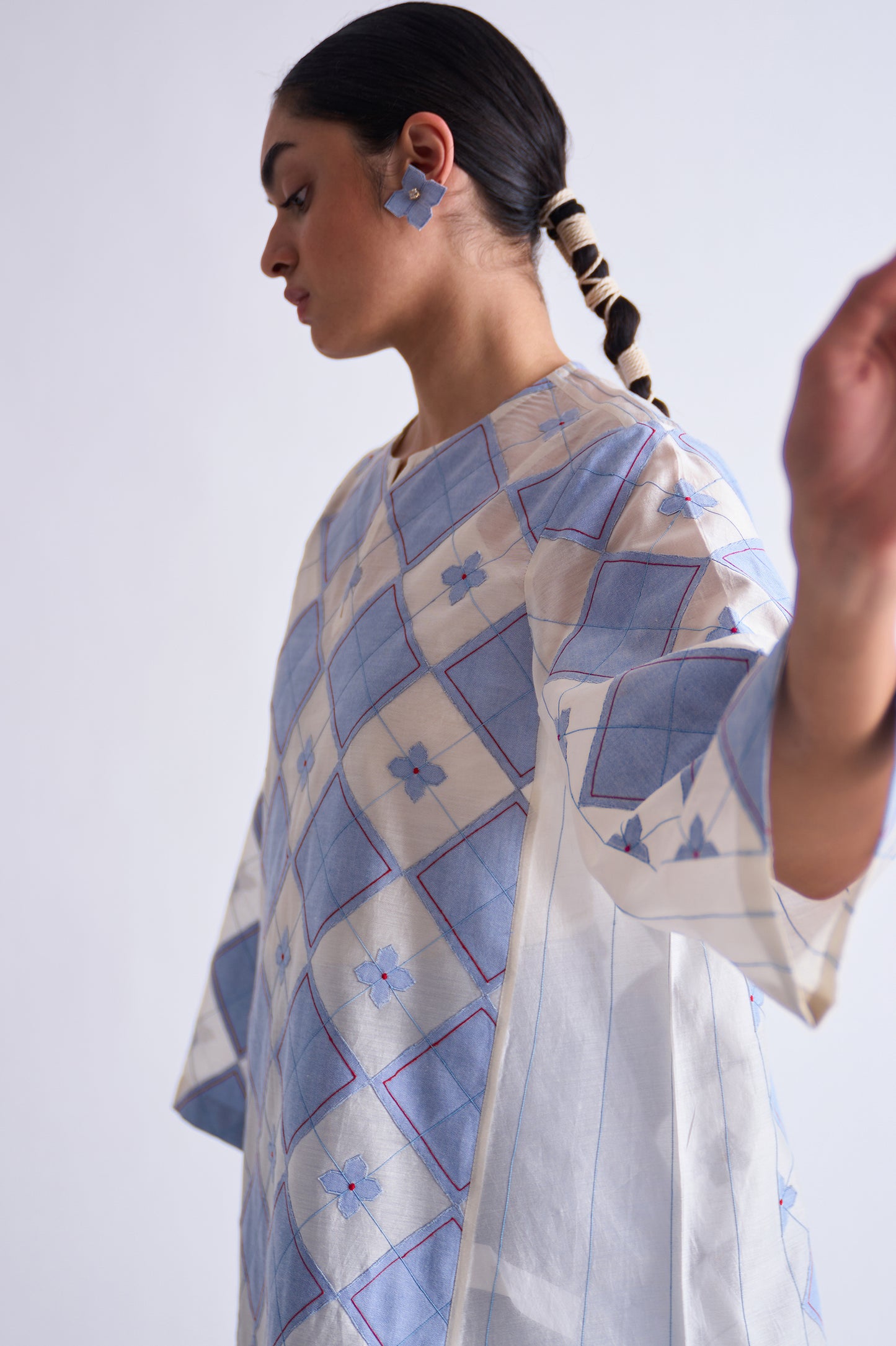 GEOMETRIC APPLIQUE' SHIRT