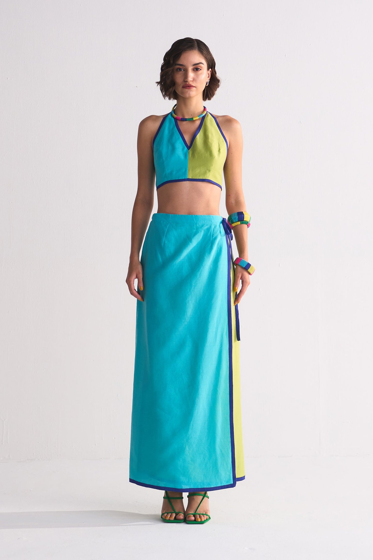 COLOUR BLOCKED BRALET