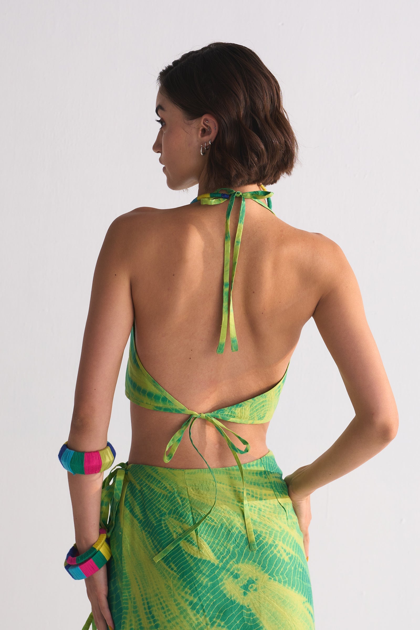 DIAGONAL DYED BRALET