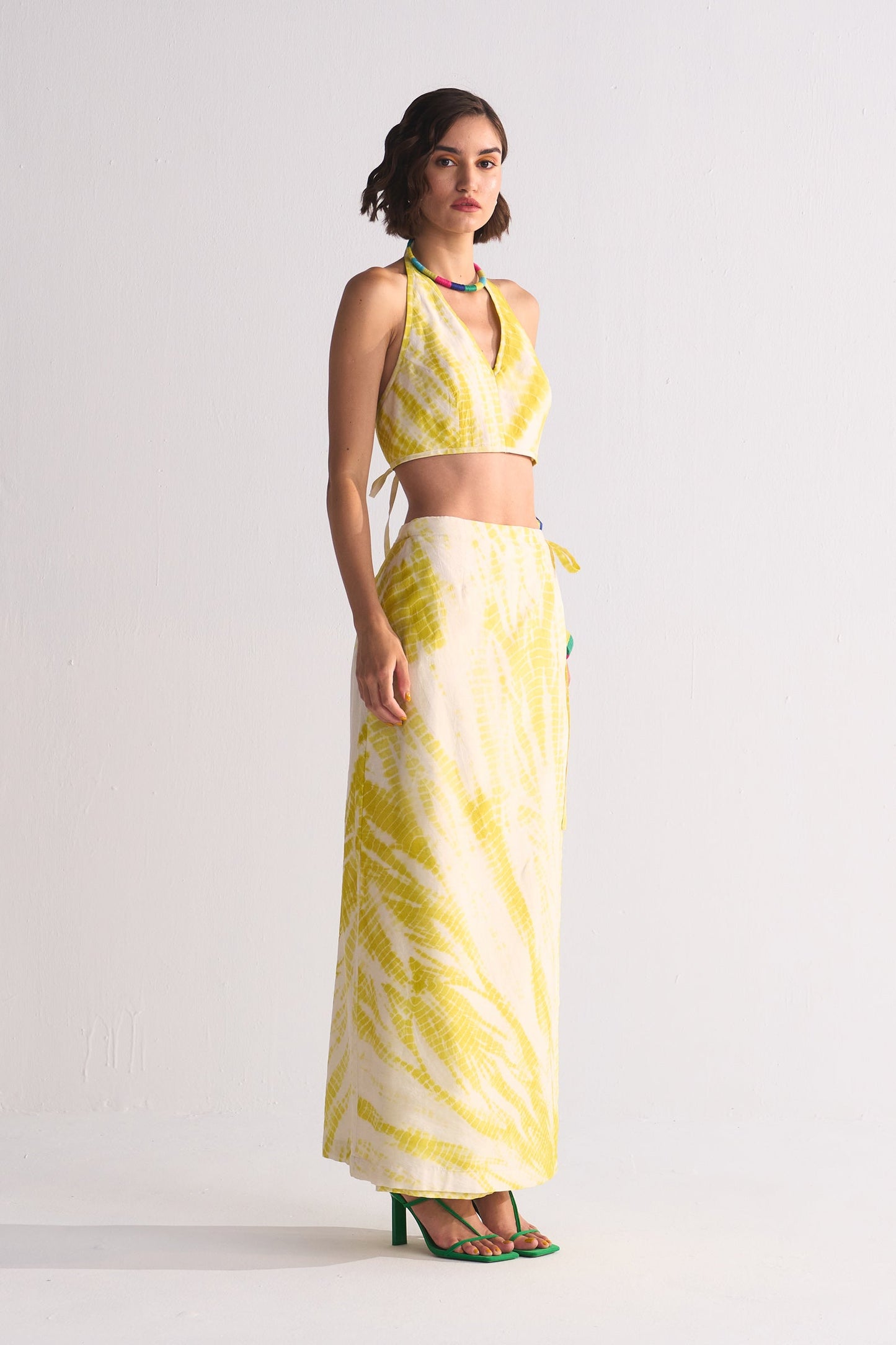 DIAGONAL DYED BRALET