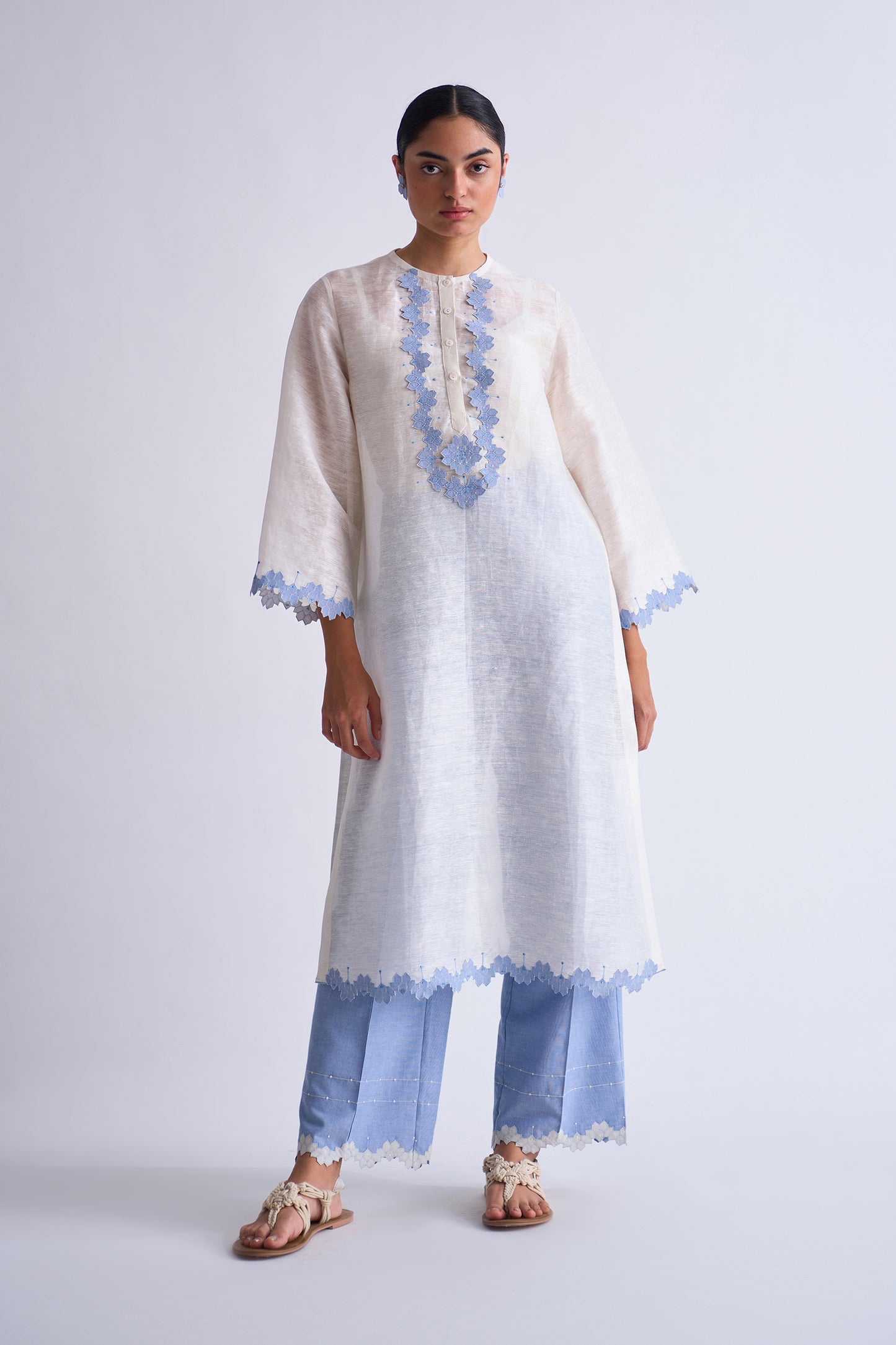 LINEN MILD ALINE KAMEEZ