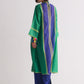 COLOUR BLOCKED KAMEEZ WITH GEOMETRIC APPLIQUE'