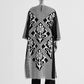 CROSS ARTWORK APPLIQUE' AND CUTWORK KAMEEZ