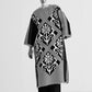 CROSS ARTWORK APPLIQUE' AND CUTWORK KAMEEZ