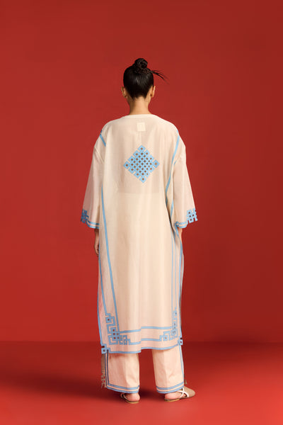 TIBETAN DEER DROP SHOULDER KAMEEZ