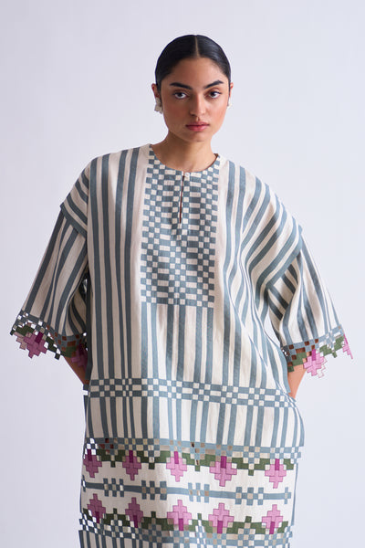 DROP SHOULDER KAMEEZ