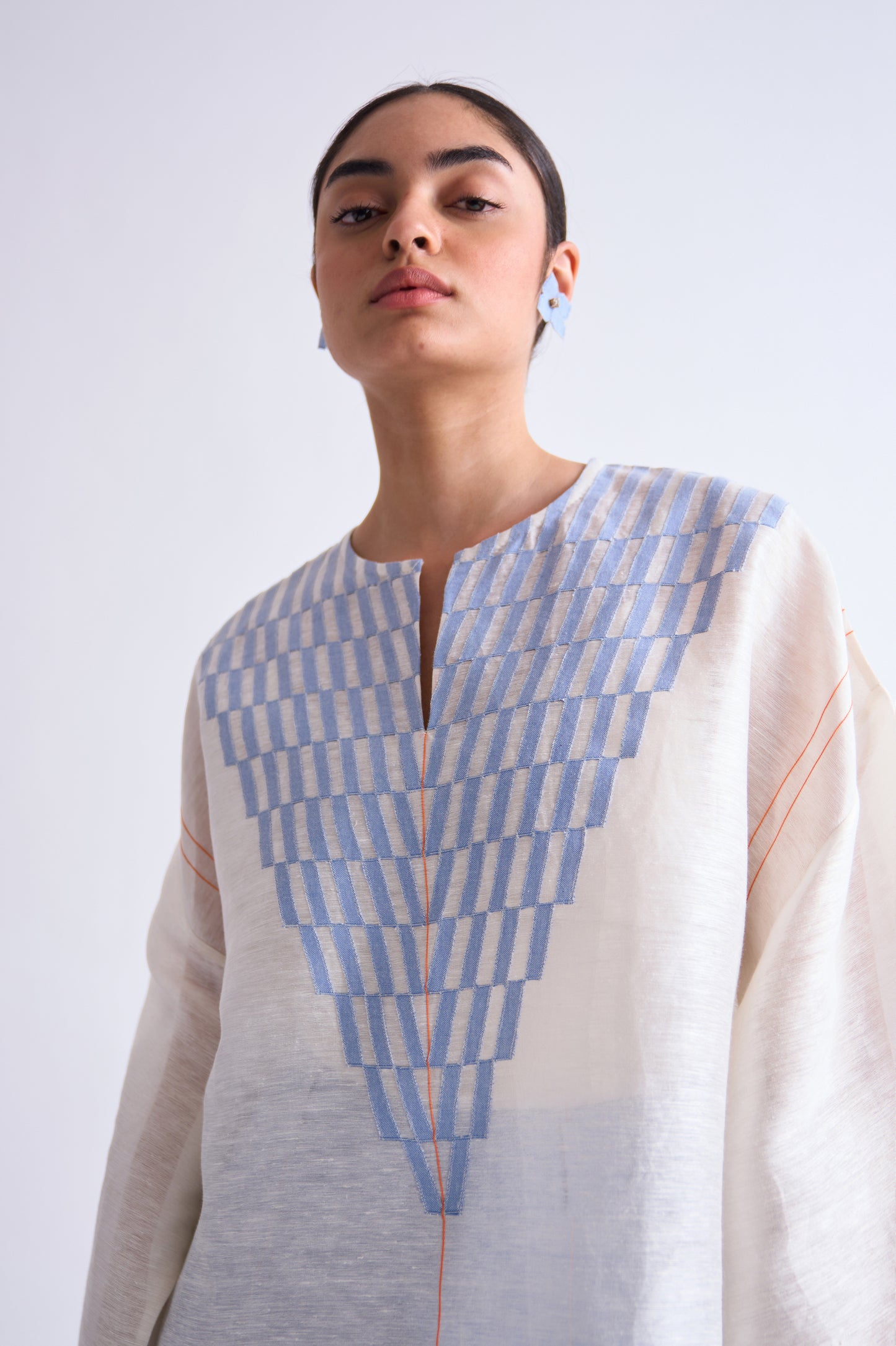 LINEN KAFTAN TUNIC