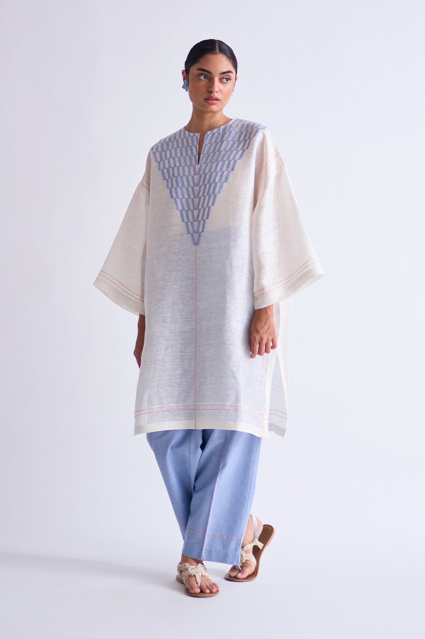 LINEN KAFTAN TUNIC
