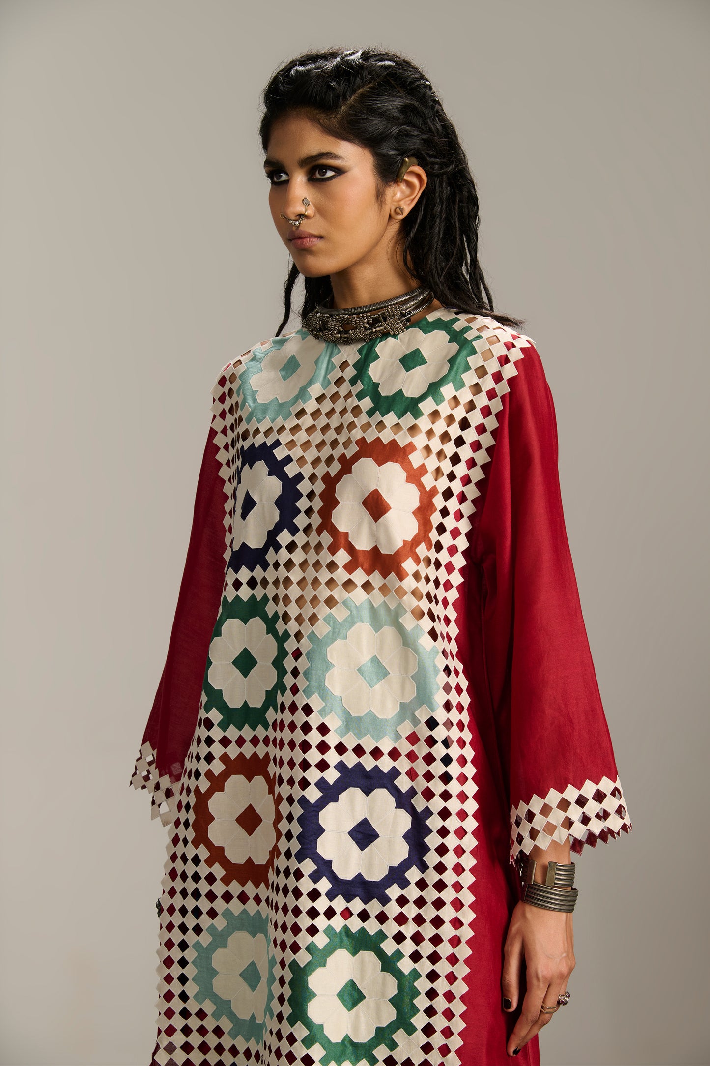 FRONT PANEL AND SLIT KAMEEZ