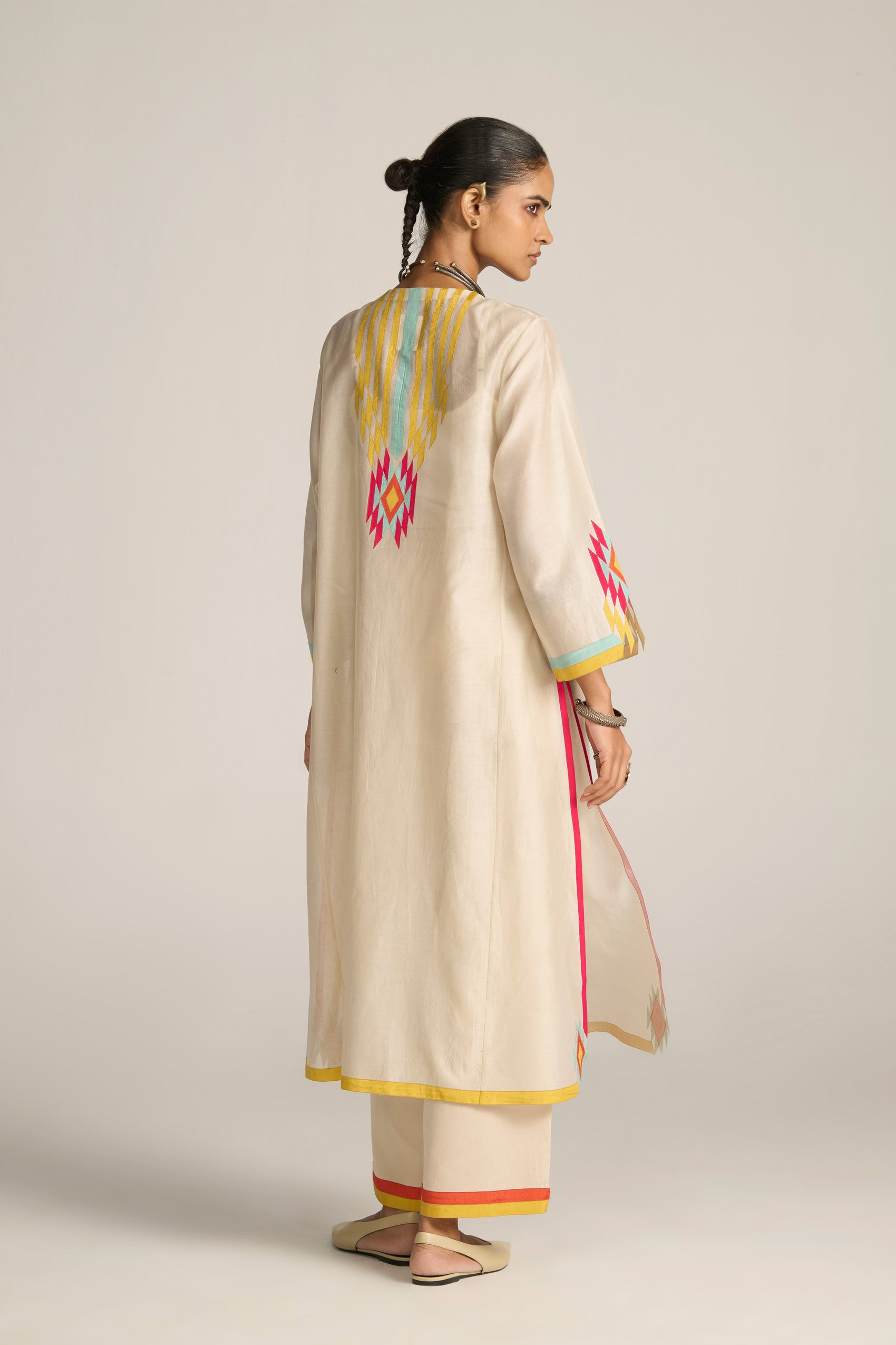 FRONT PANEL AND SLIT A-LINE KAMEEZ