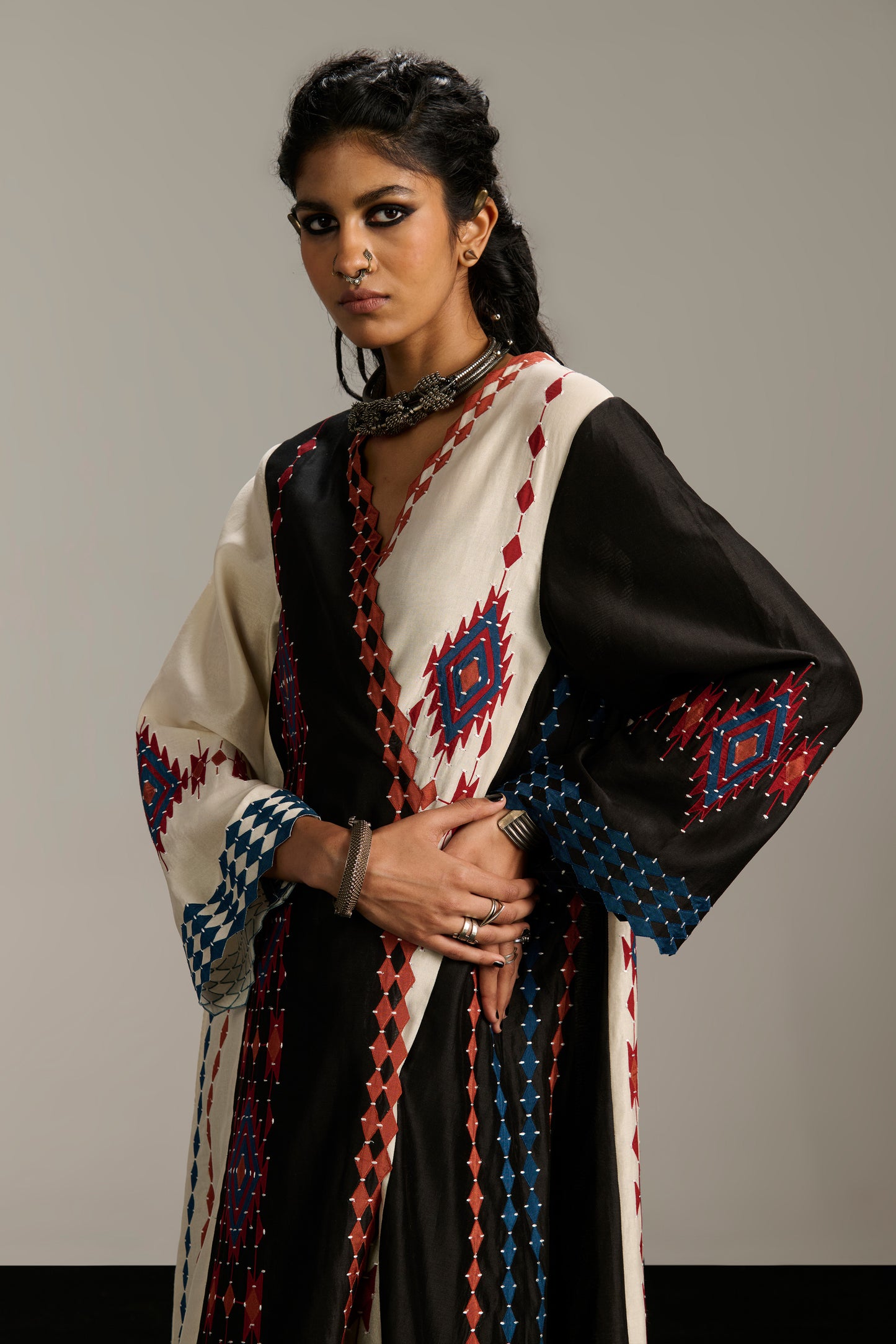 A-LINE PANELLED JACKET