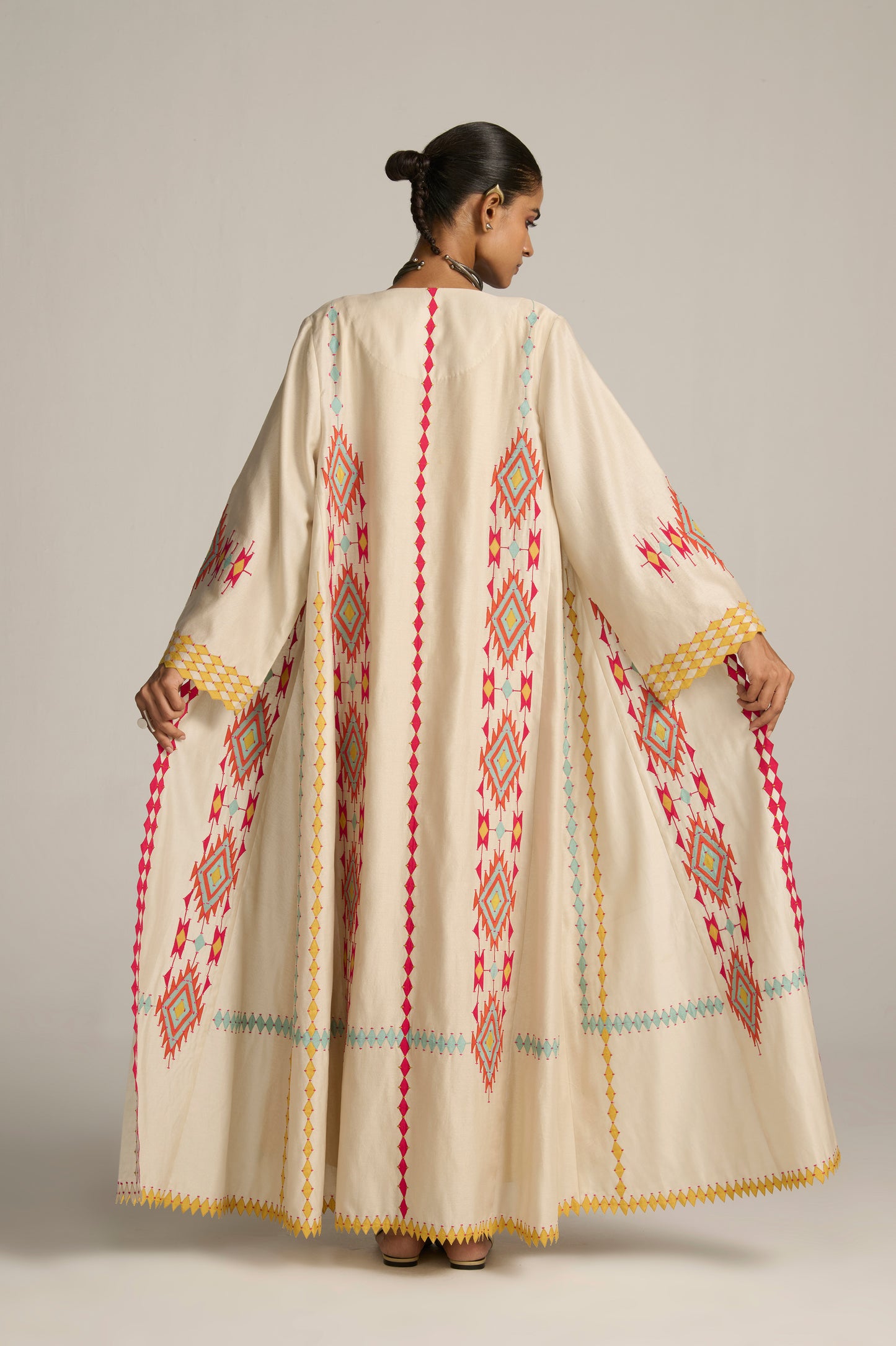 A-LINE PANELLED JACKET