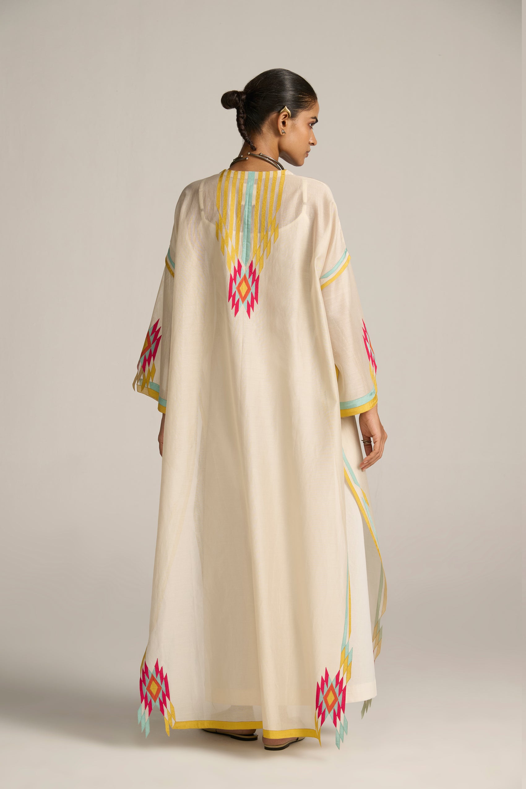 STRIPE MAXI KAFTAN