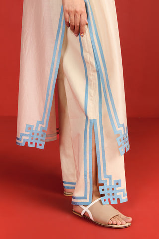 APPLIQUE' AND CUTWORK PANTS