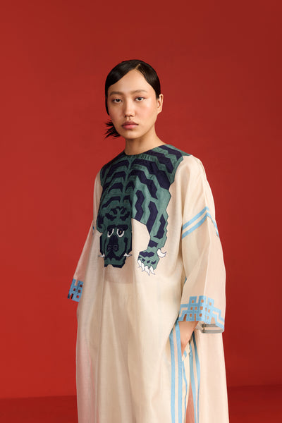 TIBETAN TIGER KAFTAN KAMEEZ