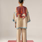 TIBETAN TIGER KAFTAN SHIRT