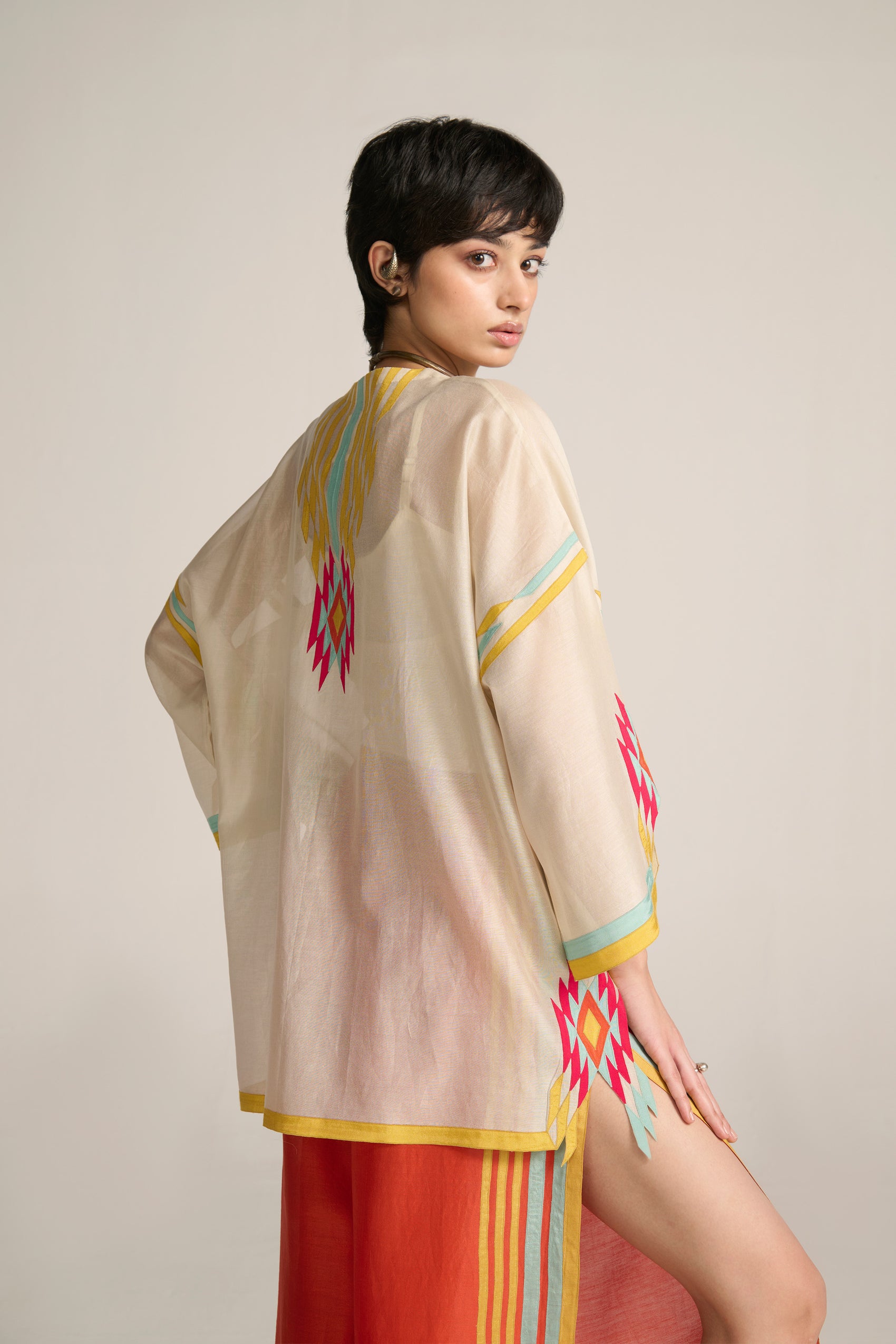 STRIPE KAFTAN SHIRT