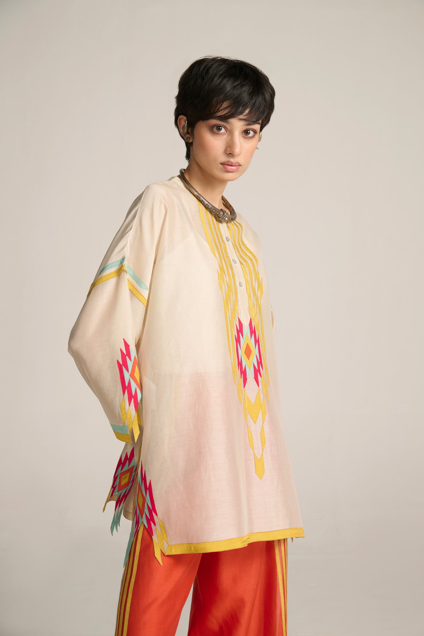 STRIPE KAFTAN SHIRT