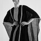 GEOMETRIC PATTERN APPLIQUE' KAFTAN