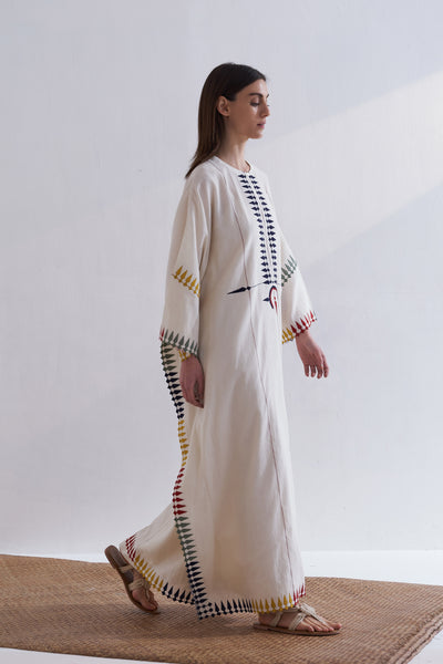 MULTI-APPLIQUE' KAFTAN