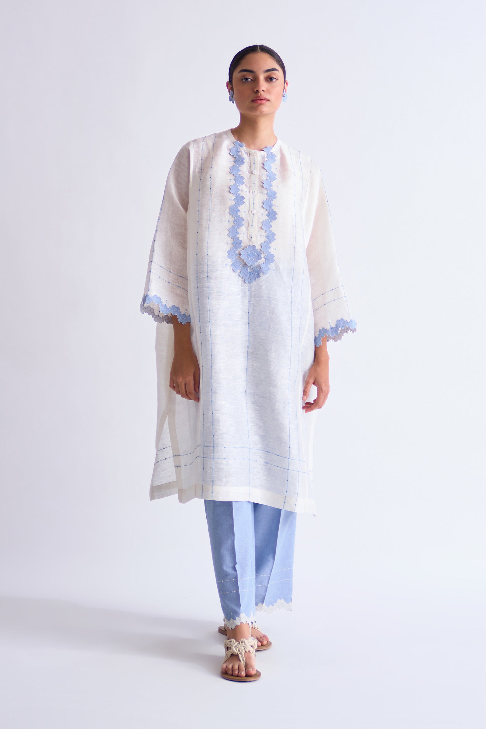 LINEN KAFTAN TUNIC