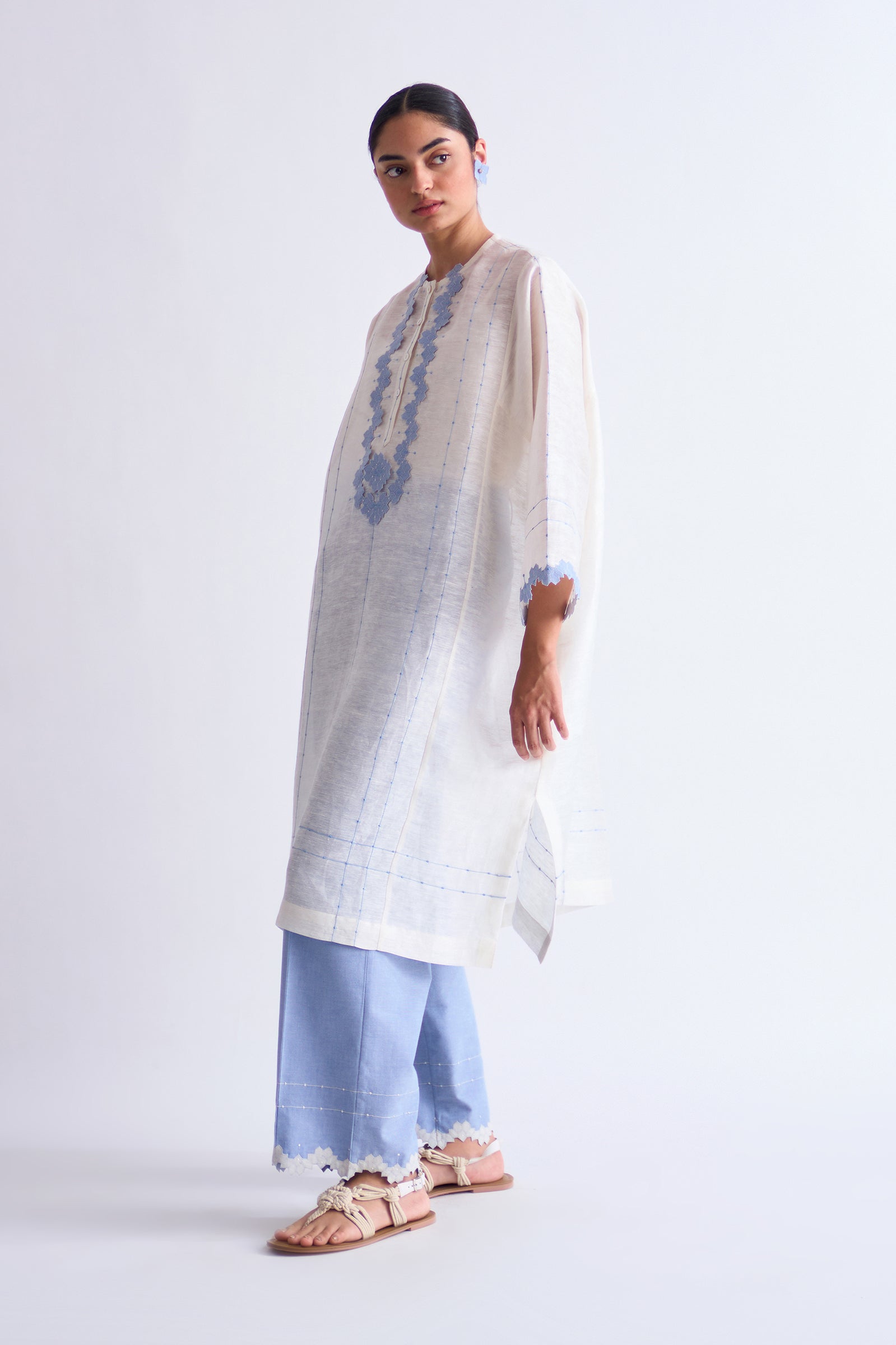 LINEN KAFTAN TUNIC