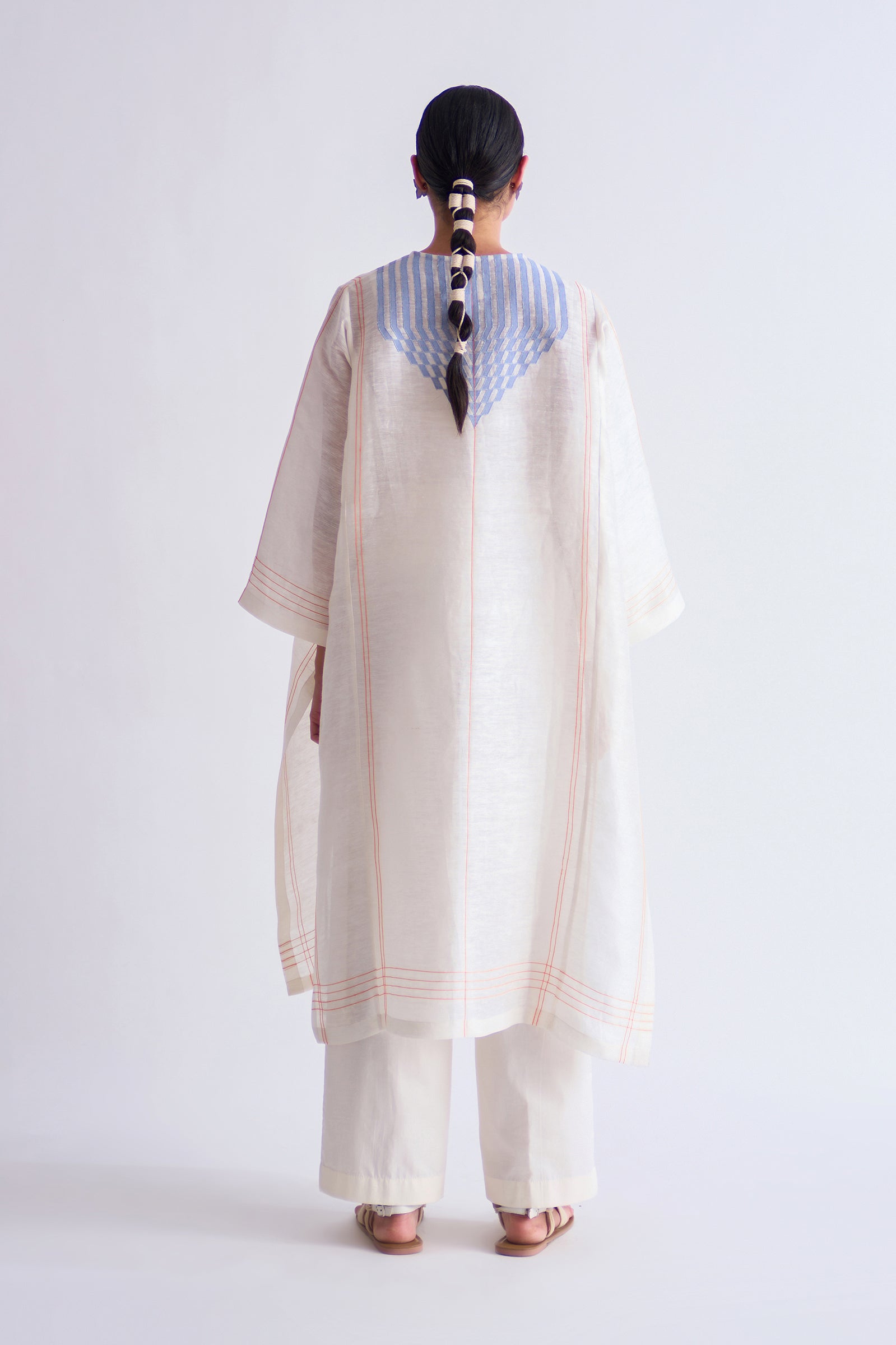 LINEN KAFTAN KAMEEZ