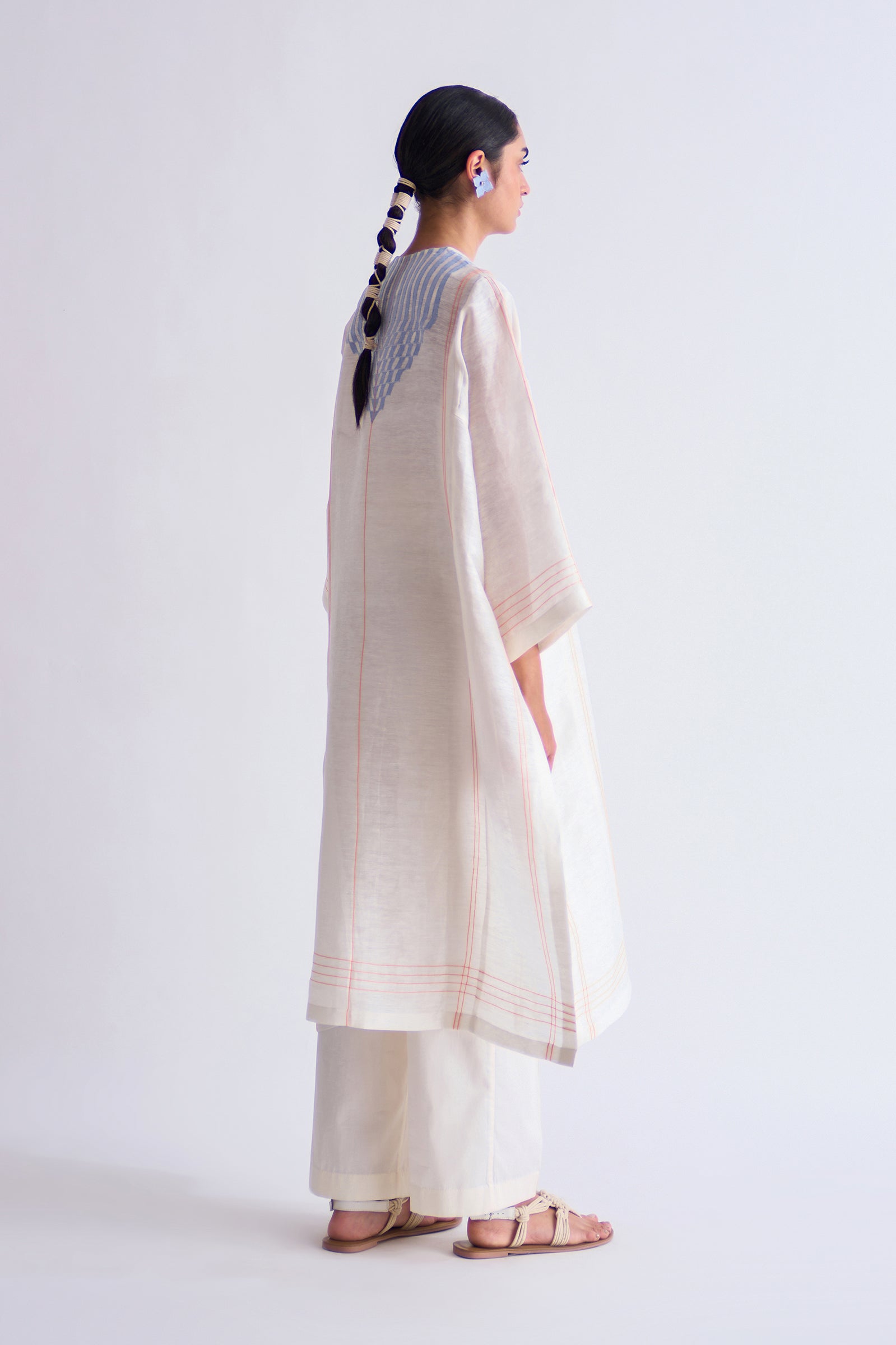 LINEN KAFTAN KAMEEZ