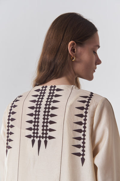 TRIBAL MILD A-LINE DRESS