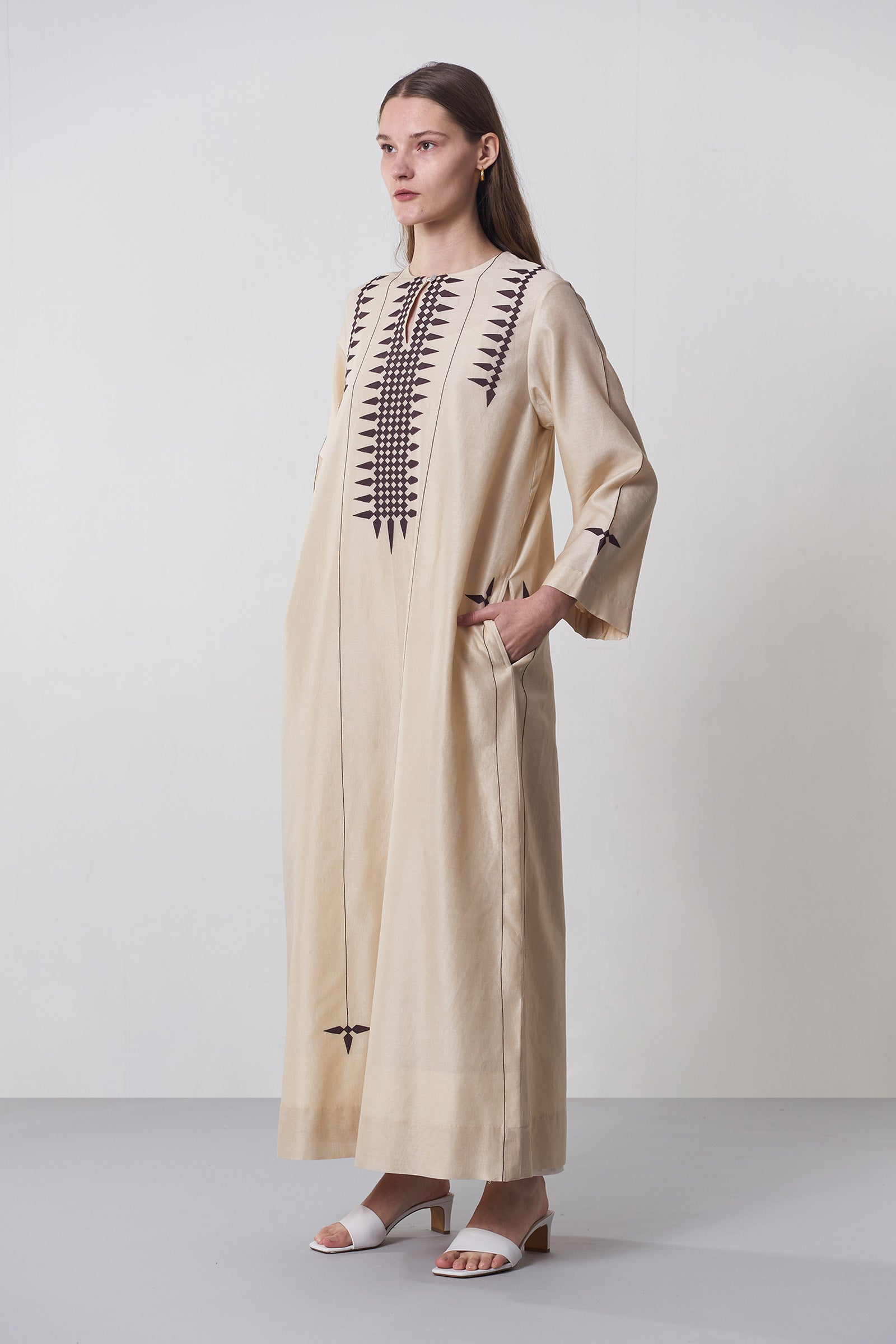 TRIBAL MILD A-LINE DRESS