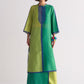 COLOUR BLOCKED APPLIQUE' AND CUTWORK KAMEEZ