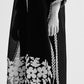 KAMEEZ WITH FLORAL SCALLOP APPLIQUE' AND CUTWORK