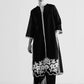 KAMEEZ WITH FLORAL SCALLOP APPLIQUE' AND CUTWORK