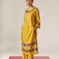 APPLIQUE' AND OUTLINE MILD A-LINE KAMEEZ