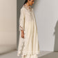 GEOMETRIC FLORAL NECK CUTWORK KAMEEZ IVR