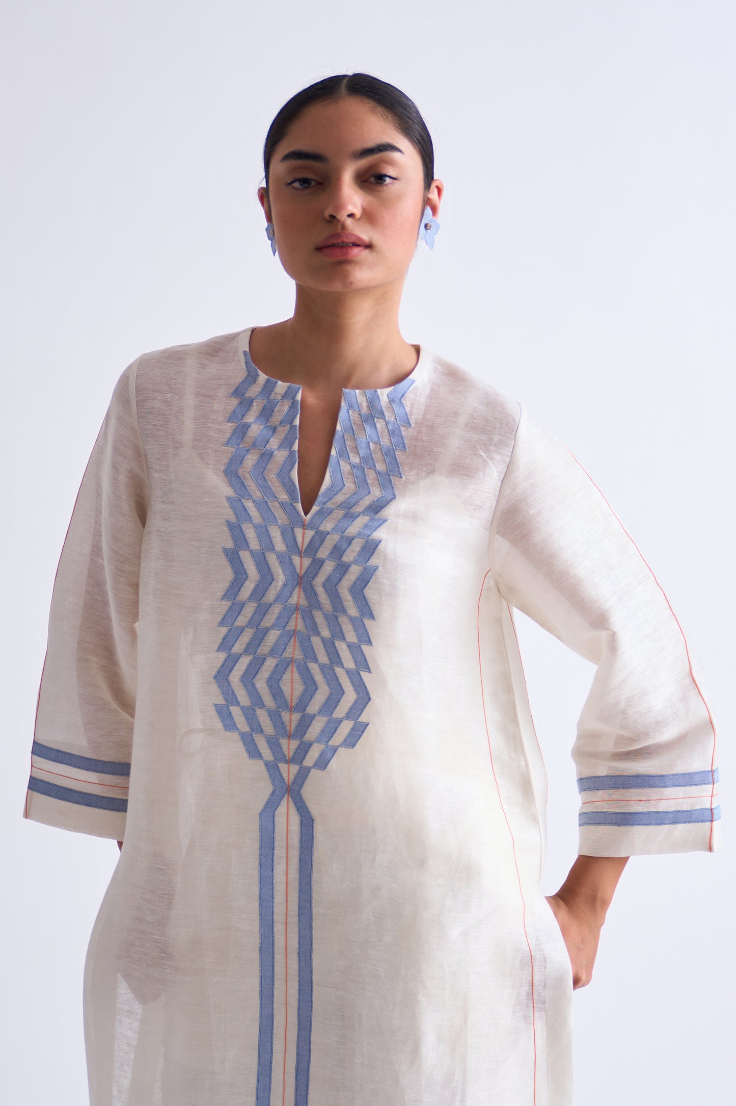 LINEN MILD ALINE KAMEEZ