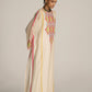 PANELLED KAFTAN DRESS