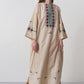 PANELLED KAFTAN DRESS