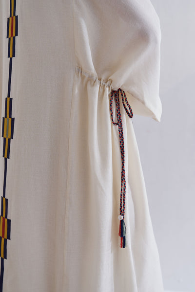 PANELLED KAFTAN DRESS