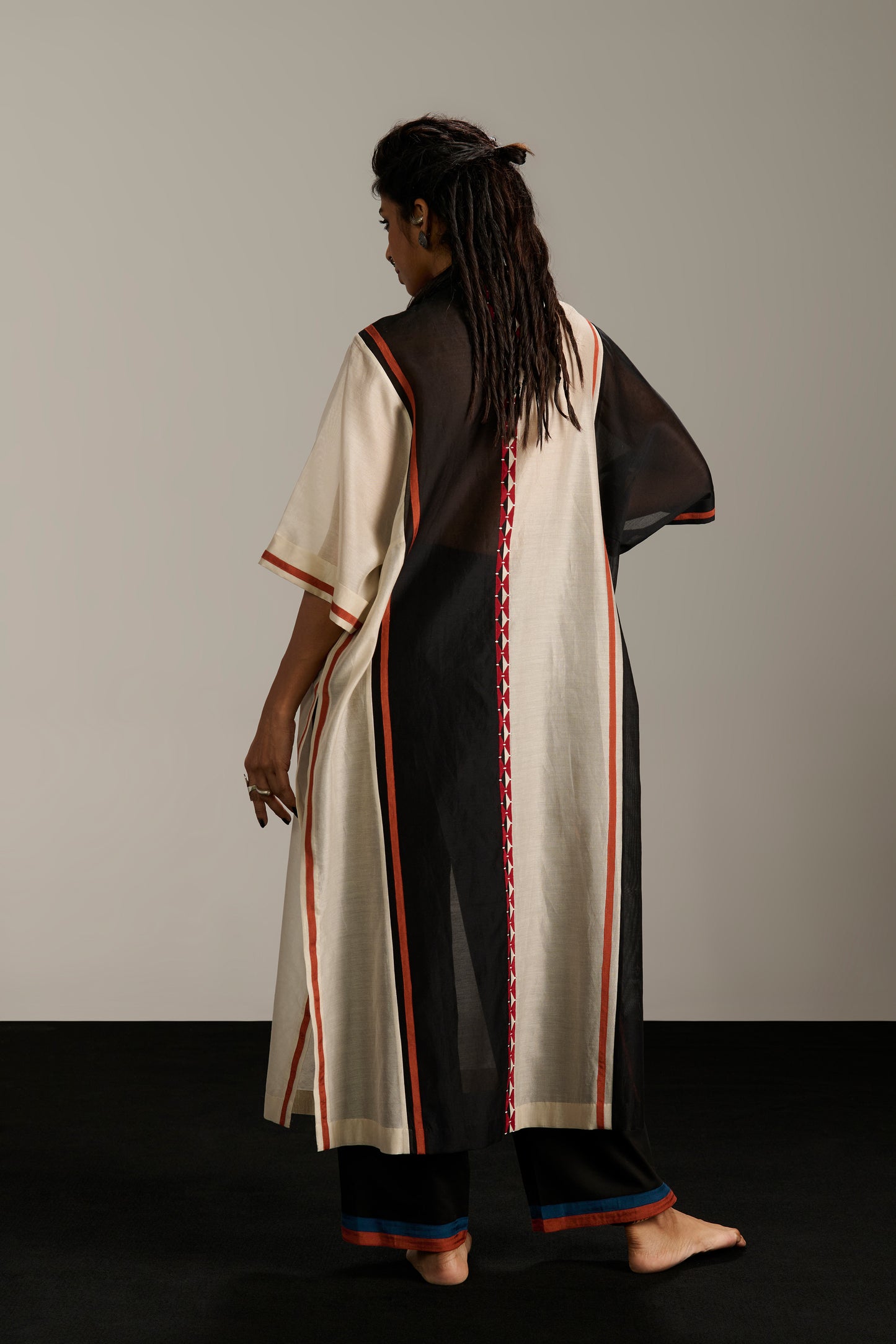 PANELLED KAFTAN