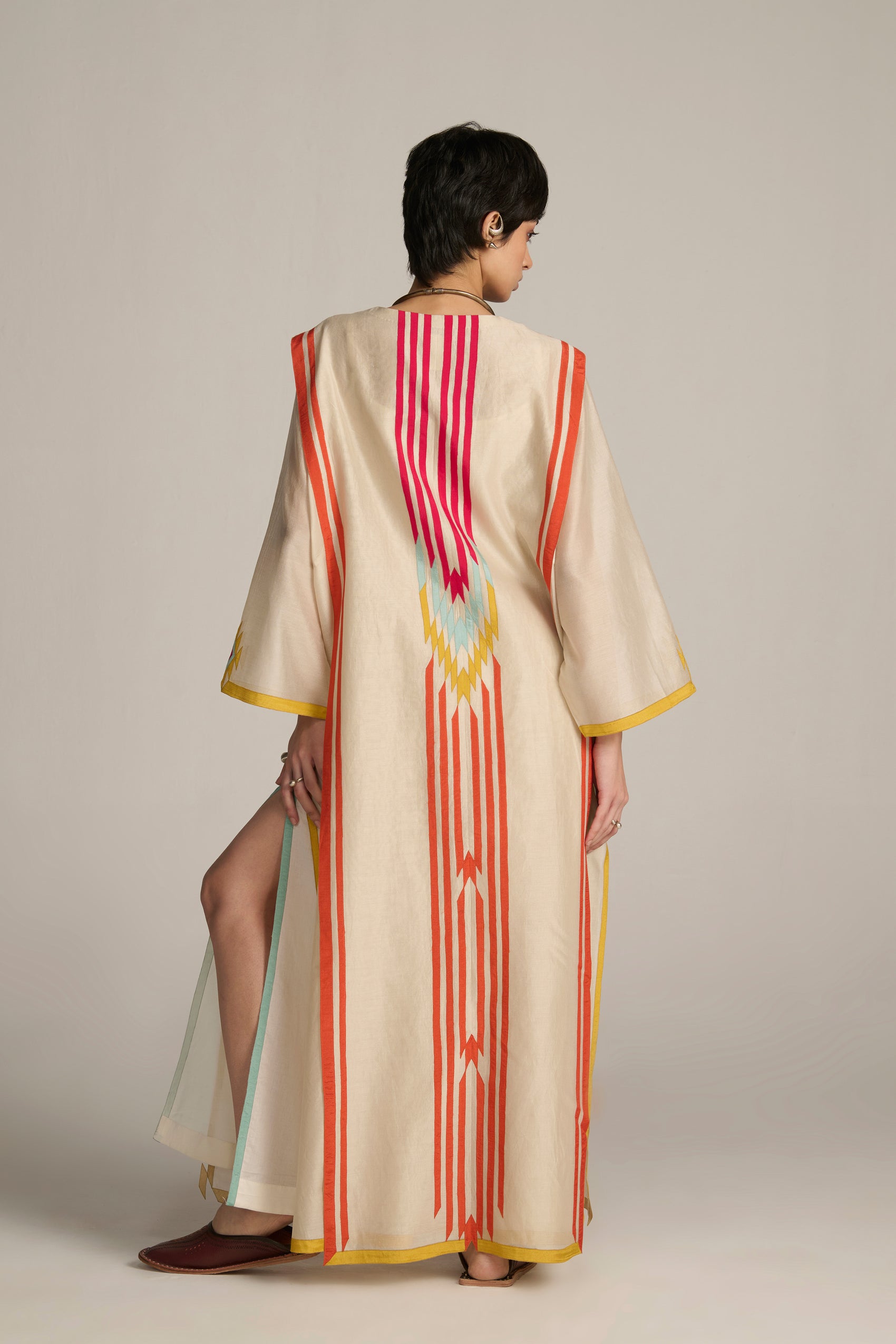 PANELLED KAFTAN